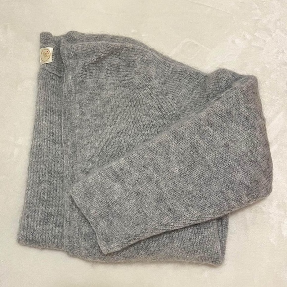 Des petits hauts | BABINE Grey Cardigan Alpaca + mohair - Picture 2 of 8